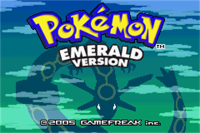 Pokémon Emerald Omega - Screenshot - Game Title Image