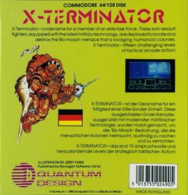X-Terminator - Box - Back Image