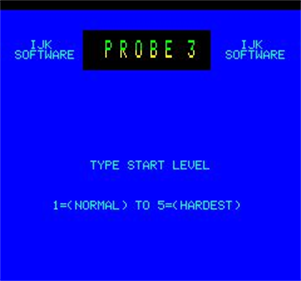 Probe 3 - Screenshot - Game Select Image