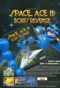 Space Ace II: Borf's Revenge - Advertisement Flyer - Front Image