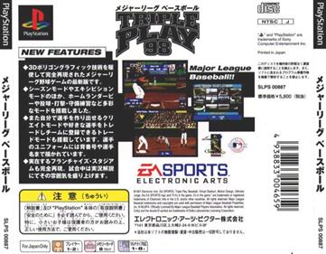 Triple Play 98 - Box - Back Image