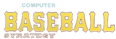 Computer Baseball Strategy - Clear Logo Image