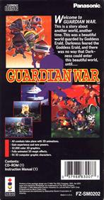 Guardian War - Box - Back Image