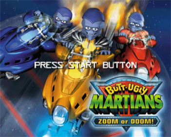Butt-Ugly Martians: Zoom or Doom! - Screenshot - Game Title Image
