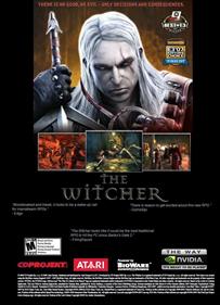 The Witcher: Enhanced Edition - Box - Back Image