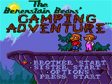 The Berenstain Bears' Camping Adventure - Screenshot - Game Title Image