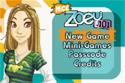 Zoey 101 - Screenshot - Game Title Image
