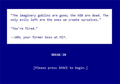 Break-In - Screenshot - Game Title Image