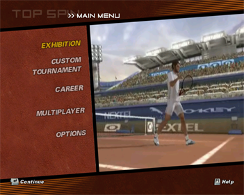 Top Spin - Screenshot - Game Select Image
