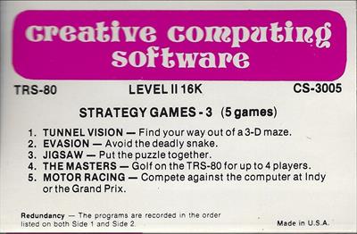 Creative Computing Strategy Games 3