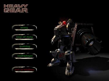 Heavy Gear - Screenshot - Game Title Image