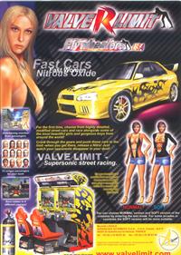 Valve Limit R - Advertisement Flyer - Front Image