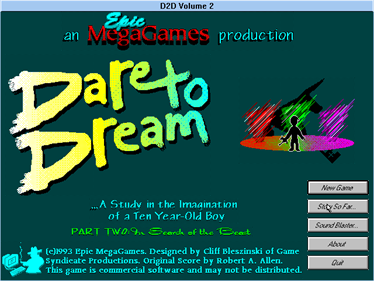 Dare to Dream 2 - Screenshot - Game Title Image