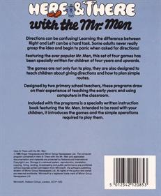 Here & There with the Mr. Men - Box - Back Image