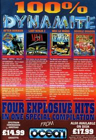 100% Dynamite: 4 Explosive Hits - Advertisement Flyer - Front Image