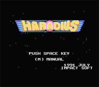 Haradius - Screenshot - Game Title Image