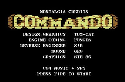 Commando Arcade SE - Screenshot - Game Title Image