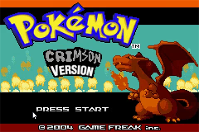 Pokémon Crimson - Screenshot - Game Title Image