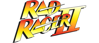 Rad Racer II - Clear Logo Image