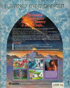 King's Quest V: Absence Makes the Heart Go Yonder! - Box - Back Image