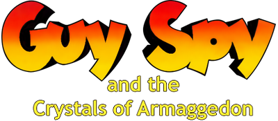 Guy Spy and the Crystals of Armageddon - Clear Logo Image