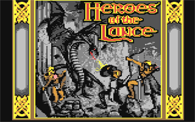 Advanced Dungeons & Dragons: Heroes of the Lance - Screenshot - Game Title