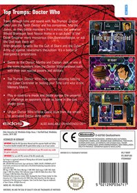 Doctor Who: Top Trumps - Box - Back Image