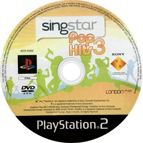 SingStar: Pop Hits 3 - Disc Image