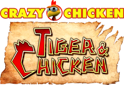 Moorhuhn: Tiger & Chicken - Clear Logo Image