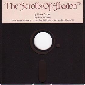 The Scrolls of Abadon - Disc Image