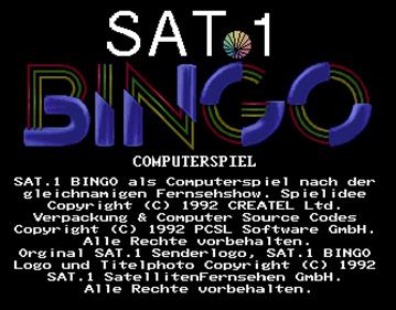 Sat 1 Bingo - Screenshot - Game Title Image