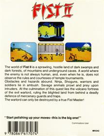 Fist II: The Legend Continues - Box - Back Image