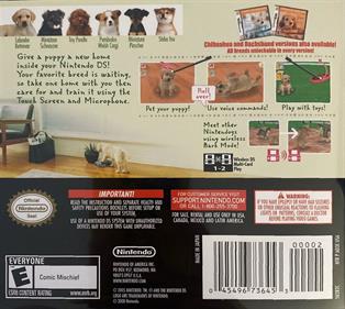 Nintendogs: Lab & Friends - Box - Back Image