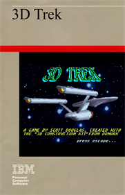 3D Trek - Fanart - Box - Front Image
