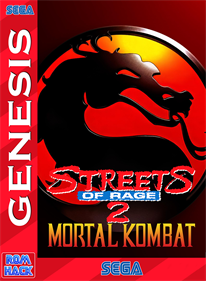 Streets of Rage 2: Mortal Kombat CX - Fanart - Box - Front Image