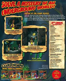 The ClueFinders 6th Grade Adventures: The Empire of the Plant People - Box - Back Image