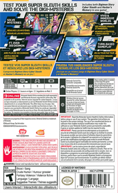 Digimon Story Cyber Sleuth: Complete Edition - Box - Back Image