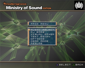 Moderngroove: Ministry of Sound Edition - Screenshot - Game Title Image