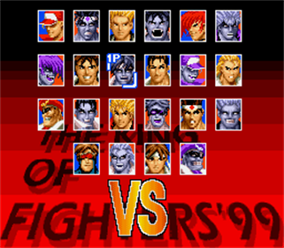 The King of Fighters '99 - Screenshot - Game Select Image