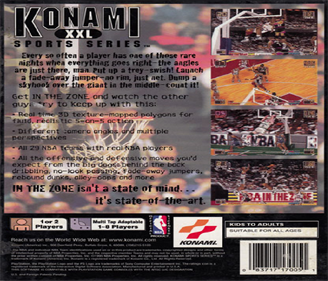 NBA In the Zone - Box - Back Image