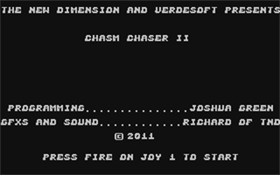 Chasm Chaser II - Screenshot - Game Title Image