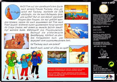 Tintin in Tibet - Box - Back Image