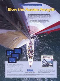 The Official America's Cup Sailing Simulation - Advertisement Flyer - Front Image