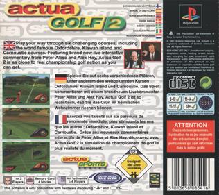 Fox Sports Golf '99 - Box - Back Image