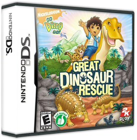 Go, Diego, Go! Great Dinosaur Rescue - Box - 3D Image