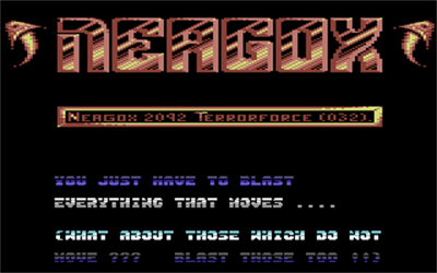 NeaGox - Screenshot - Game Title Image