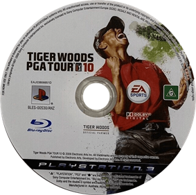 Tiger Woods PGA Tour 10 - Disc Image