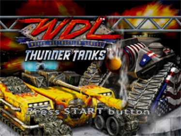 WDL: World Destruction League: Thunder Tanks - Screenshot - Game Title Image