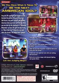 Karaoke Revolution Presents: American Idol Encore - Box - Back Image