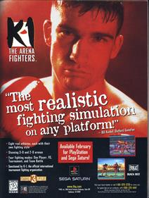K-1: The Arena Fighters - Advertisement Flyer - Front Image